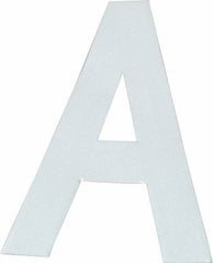 Made in USA - Letter Label - Legend: A, English, White - Eagle Tool & Supply