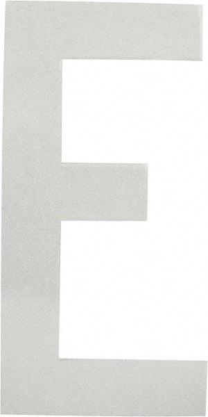 Made in USA - Letter Label - Legend: E, English, White - Eagle Tool & Supply