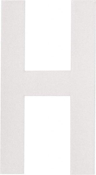 Made in USA - Letter Label - Legend: H, English, White - Eagle Tool & Supply