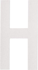 Made in USA - Letter Label - Legend: H, English, White - Eagle Tool & Supply
