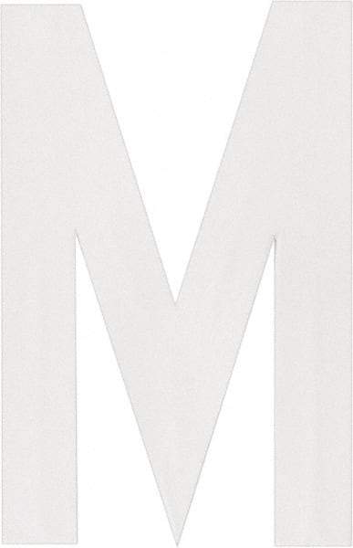 Made in USA - Letter Label - Legend: M, English, White - Eagle Tool & Supply