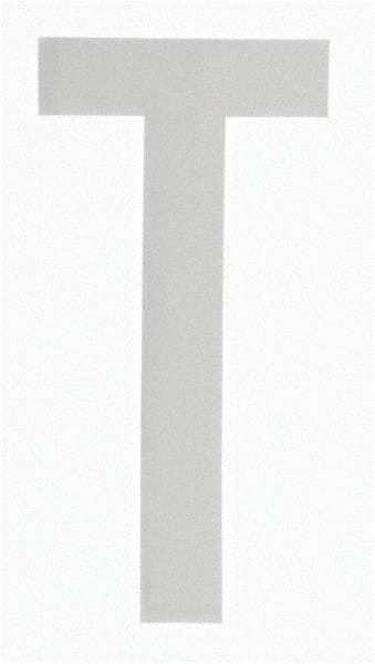 Made in USA - Letter Label - Legend: T, English, White - Eagle Tool & Supply