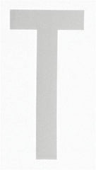 Made in USA - Letter Label - Legend: T, English, White - Eagle Tool & Supply