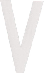 Made in USA - Letter Label - Legend: V, English, White - Eagle Tool & Supply