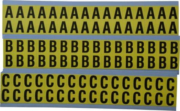 Made in USA - Letter Label - Legend: Combo Pack (Letters), English - Eagle Tool & Supply