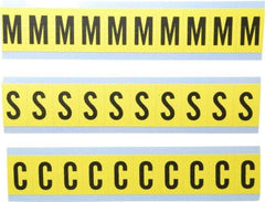 Made in USA - Letter Label - Legend: Combo Pack (Letters), English - Eagle Tool & Supply