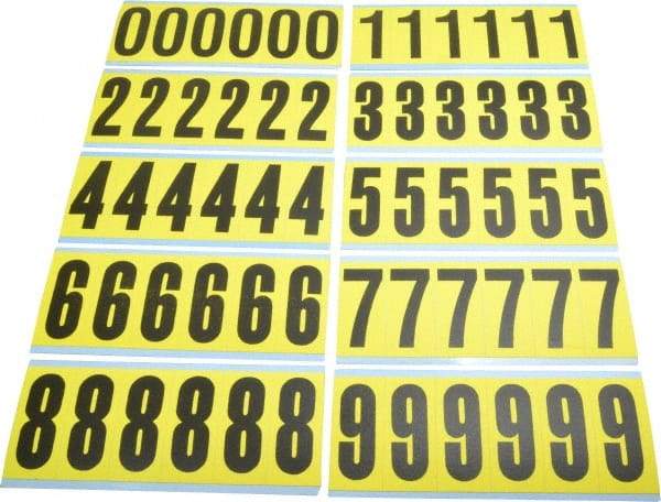 Made in USA - Letter Label - Legend: Combo Pack (Numbers), English - Eagle Tool & Supply