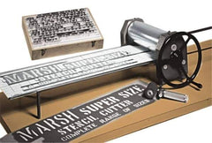 Value Collection - Stencil Machines Type: Super Size Stencil Machine - Eagle Tool & Supply