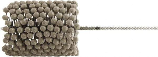 Brush Research Mfg. - 4-1/4" to 4-1/2" Bore Diam, 80 Grit, Aluminum Oxide Flexible Hone - Medium, 13-1/2" OAL - Eagle Tool & Supply
