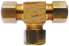 Cerro - 1/2 x 1/2 x 3/8" OD, Brass Union Tee - Comp x Comp x Comp Ends - Eagle Tool & Supply