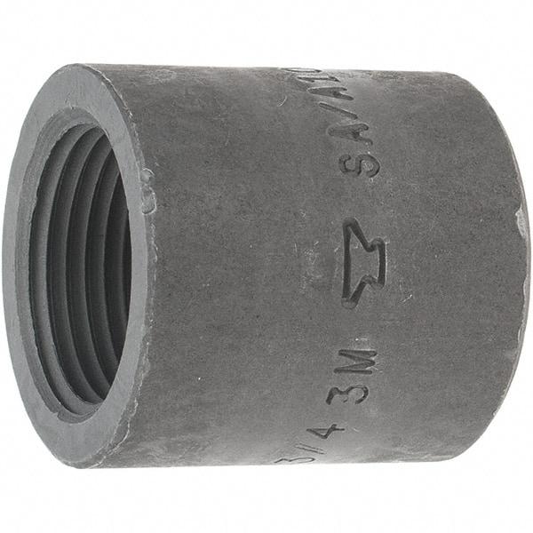 Made in USA - Size 3/4", Class 3,000, Forged Carbon Steel Black Pipe End Cap - 925 psi, Threaded End Connection - Eagle Tool & Supply