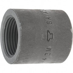 Made in USA - Size 3/4", Class 3,000, Forged Carbon Steel Black Pipe End Cap - 925 psi, Threaded End Connection - Eagle Tool & Supply