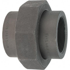 Made in USA - Size 2", Class 3,000, Forged Carbon Steel Black Pipe Union - 925 psi, Threaded End Connection - Eagle Tool & Supply