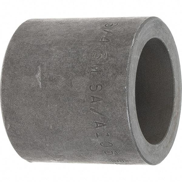 Made in USA - Size 3/4", Class 3,000, Forged Carbon Steel Black Pipe Coupling - 925 psi, Socket Weld End Connection - Eagle Tool & Supply