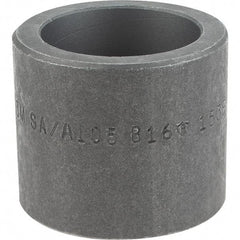Made in USA - Size 1", Class 3,000, Forged Carbon Steel Black Pipe Coupling - 925 psi, Socket Weld End Connection - Eagle Tool & Supply