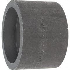 Made in USA - Size 2", Class 3,000, Forged Carbon Steel Black Pipe Coupling - 925 psi, Socket Weld End Connection - Eagle Tool & Supply