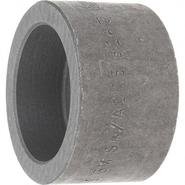 Made in USA - Size 1", Class 3,000, Forged Carbon Steel Black Pipe End Cap - 925 psi, Socket Weld End Connection - Eagle Tool & Supply