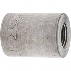 Made in USA - Size 1/8", Class 150, Malleable Iron Black Pipe Coupling (Right Hand) - 150 psi, Threaded End Connection - Eagle Tool & Supply