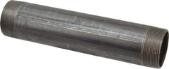 Made in USA - Schedule 40, 2" Diam x 10" Long Steel Black Pipe Nipple - Threaded - Eagle Tool & Supply