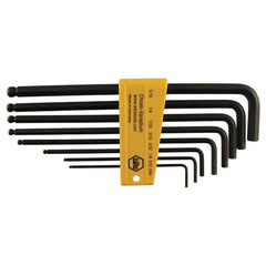 5/64-5/16 BALL END HEX L-KEY 8 PC ST - Eagle Tool & Supply