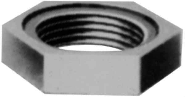 B&K Mueller - Class 150, 1-1/2" Galvanized Pipe Hex Locknut - Threaded, Malleable Iron - Eagle Tool & Supply