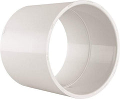 Value Collection - 6" PVC Plastic Pipe Coupling - Schedule 40, Slip x Slip End Connections - Eagle Tool & Supply