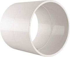 Value Collection - 8" PVC Plastic Pipe Coupling - Schedule 40, Slip x Slip End Connections - Eagle Tool & Supply