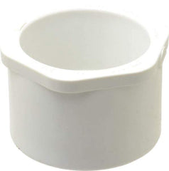 Value Collection - 2-1/2 x 2" PVC Plastic Pipe Bushing - Schedule 40, Spig x Slip End Connections - Eagle Tool & Supply