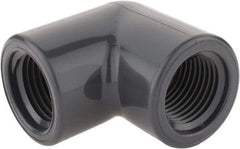 Value Collection - 1/2" PVC Plastic Pipe 90° Elbow - Schedule 80, FIPT x FIPT End Connections - Eagle Tool & Supply