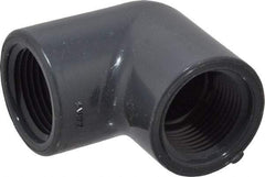 Value Collection - 3/4" PVC Plastic Pipe 90° Elbow - Schedule 80, FIPT x FIPT End Connections - Eagle Tool & Supply