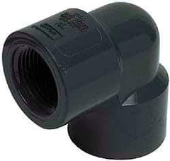 Value Collection - 4" CPVC Plastic Pipe 90° Elbow - Schedule 80, FIPT x FIPT End Connections - Eagle Tool & Supply
