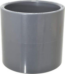 Value Collection - 4" PVC Plastic Pipe Coupling - Schedule 80, Slip x Slip End Connections - Eagle Tool & Supply