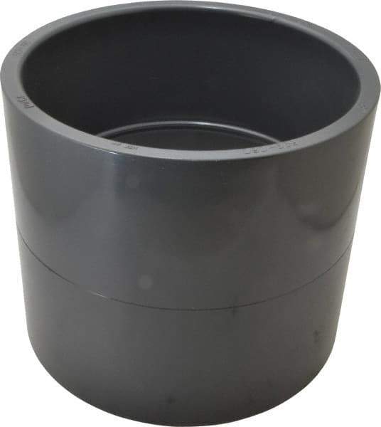 Value Collection - 8" PVC Plastic Pipe Coupling - Schedule 80, Slip x Slip End Connections - Eagle Tool & Supply