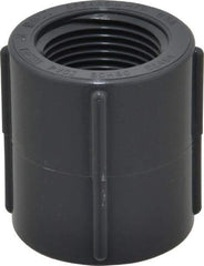 Value Collection - 3/4" PVC Plastic Pipe Coupling - Schedule 80, FIPT x FIPT End Connections - Eagle Tool & Supply