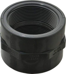 Value Collection - 2" PVC Plastic Pipe Coupling - Schedule 80, FIPT x FIPT End Connections - Eagle Tool & Supply