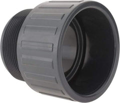 Value Collection - 3" PVC Plastic Pipe Male Adapter - Schedule 80, Slip x MIPT End Connections - Eagle Tool & Supply