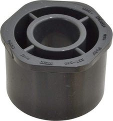Value Collection - 2 x 3/4" PVC Plastic Pipe Bushing - Schedule 80, Spig x Slip End Connections - Eagle Tool & Supply