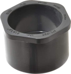 Value Collection - 2-1/2 x 2" PVC Plastic Pipe Bushing - Schedule 80, Spig x Slip End Connections - Eagle Tool & Supply