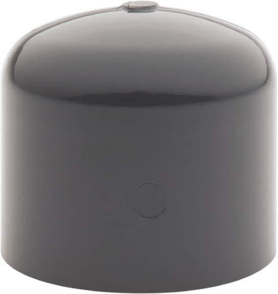 Value Collection - 1-1/4" PVC Plastic Pipe End Cap - Schedule 80, Slip End Connections - Eagle Tool & Supply
