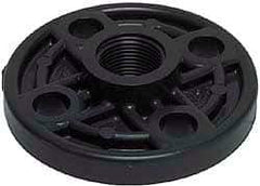 Value Collection - 3/4" PVC Plastic Pipe Flange (One Piece) - Schedule 80, FIPT End Connections - Eagle Tool & Supply