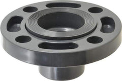 Value Collection - 2" PVC Plastic Pipe Flange (Two Piece) - Schedule 80, Spig End Connections - Eagle Tool & Supply