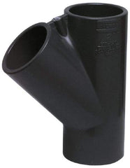 Value Collection - 6" PVC Plastic Pipe Wye - Schedule 40, Slip End Connections - Eagle Tool & Supply