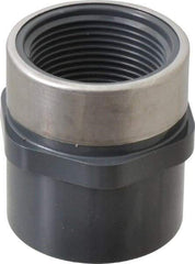 Value Collection - 1-1/4" PVC Plastic Pipe Reinforced Female Adapter - Slip x SR FIPT End Connections - Eagle Tool & Supply