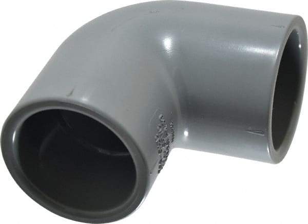 Value Collection - 1-1/4" CPVC Plastic Pipe 90° Elbow - Schedule 80, Slip x Slip End Connections - Eagle Tool & Supply