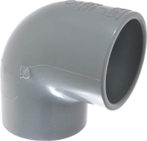 Value Collection - 3" CPVC Plastic Pipe 90° Elbow - Schedule 80, Slip x Slip End Connections - Eagle Tool & Supply