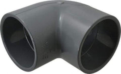 Value Collection - 4" CPVC Plastic Pipe 90° Elbow - Schedule 80, Slip x Slip End Connections - Eagle Tool & Supply