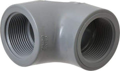 Value Collection - 1-1/4" CPVC Plastic Pipe 90° Elbow - Schedule 80, FIPT x FIPT End Connections - Eagle Tool & Supply