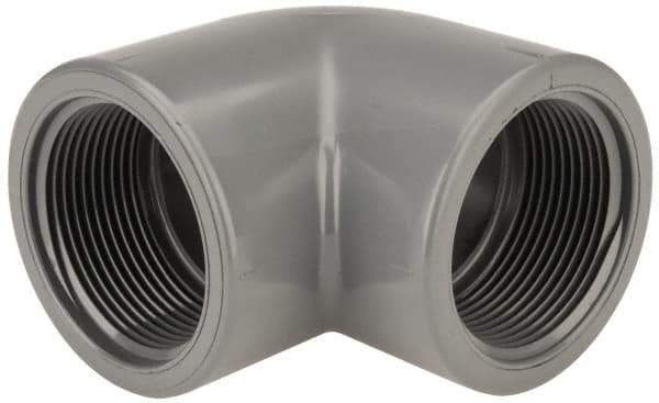 Value Collection - 1-1/2" CPVC Plastic Pipe 90° Elbow - Schedule 80, FIPT x FIPT End Connections - Eagle Tool & Supply