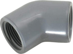 Value Collection - 3/4" CPVC Plastic Pipe 45° Elbow - Schedule 80, FIPT x FIPT End Connections - Eagle Tool & Supply