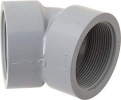 Value Collection - 2" CPVC Plastic Pipe 45° Elbow - Schedule 80, FIPT x FIPT End Connections - Eagle Tool & Supply